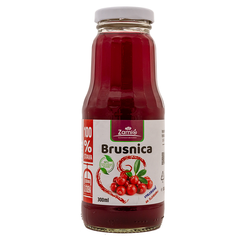 bio šťava brusnica Som gurmán zdravie