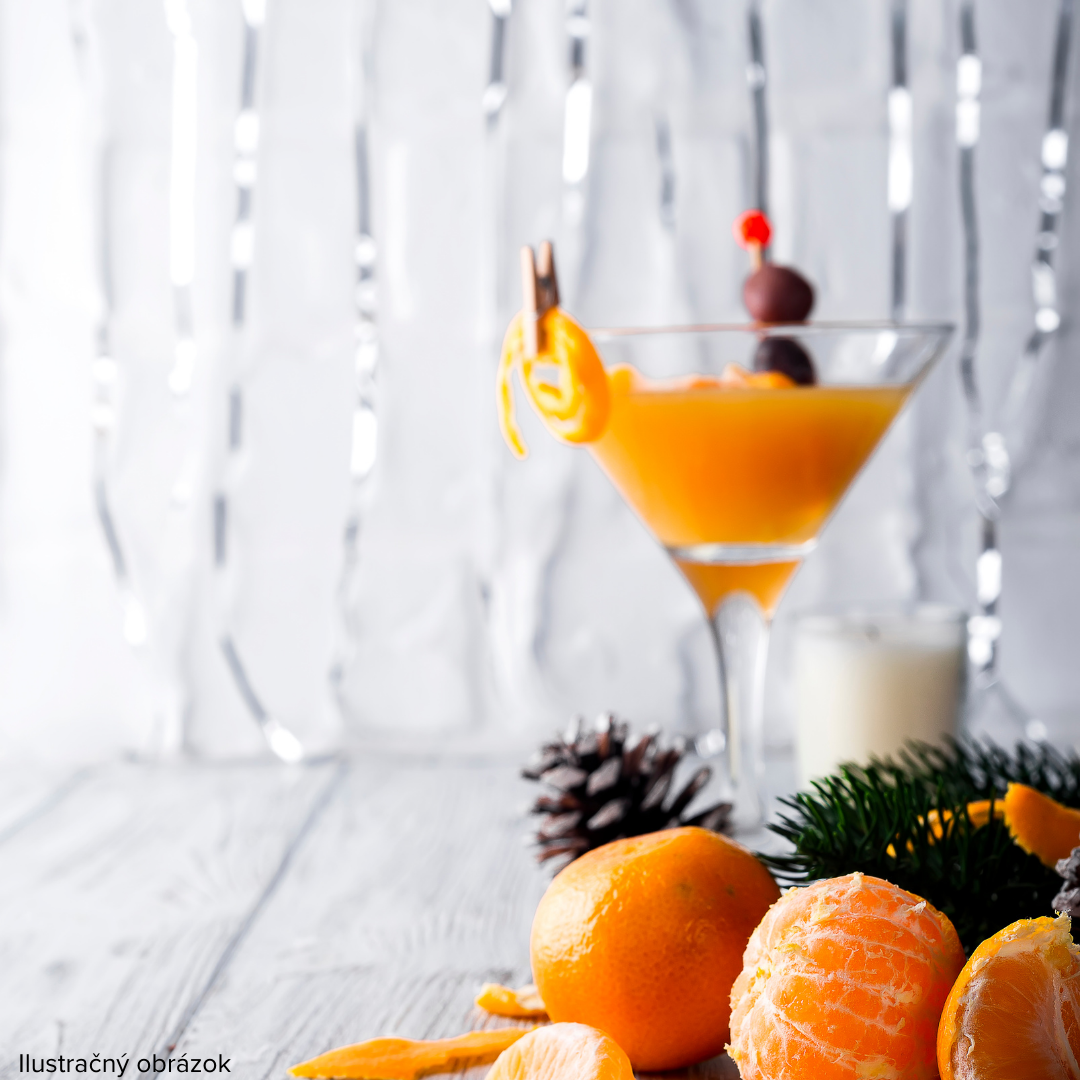Mandarinkov� koktail s ginom SomGurman.sk