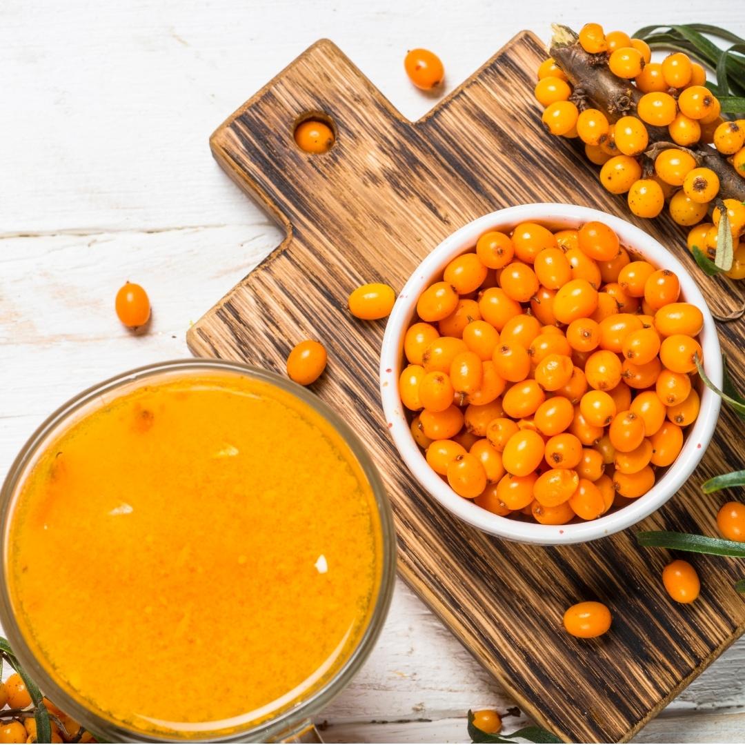 Rakytn�kov� sirup s malinami