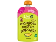 Ovocn kapsika Ella's Kitchen Mango, hruky a papja, BIO 120g