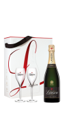 ampansk CHAMPAGNE Lanson 0,75l + 2 pohre