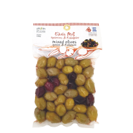 Olivy MIX zelen a ierne KALAMATA vkum 250g